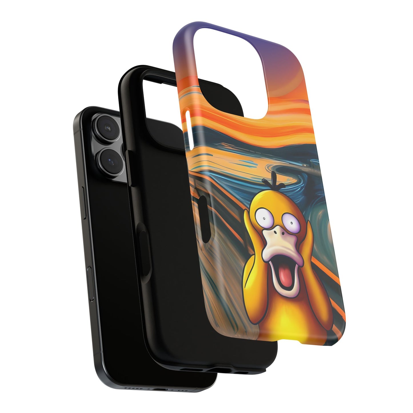 Psyduck's Scream Phone Case – A Whimsical Artistic Touch