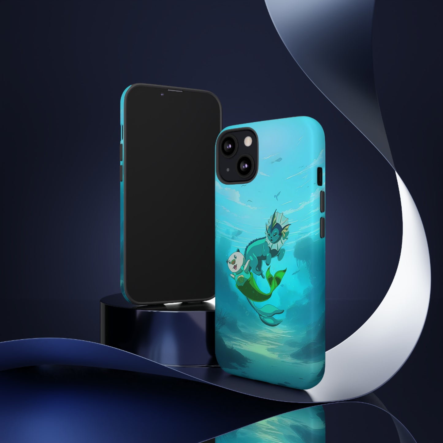 Aquatic Friends Phone Case – Oshawott & Vaporeon