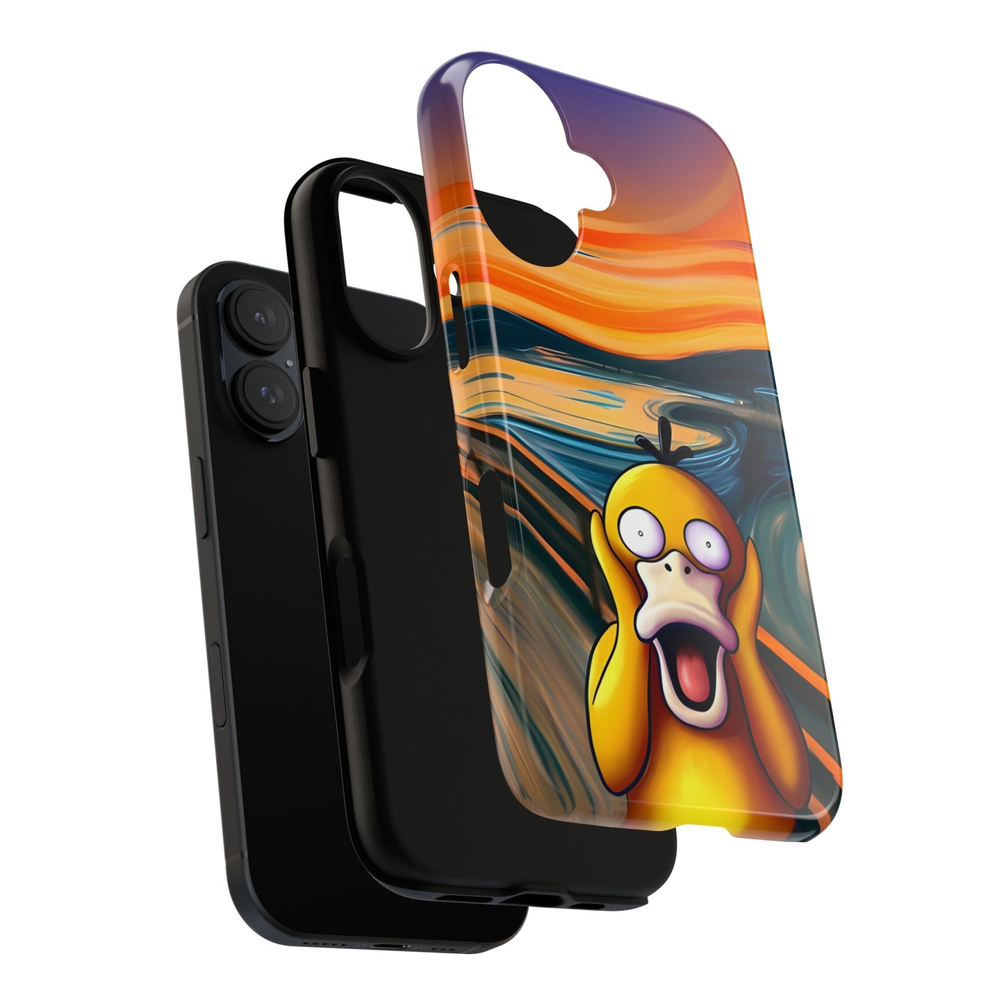 Psyduck's Scream Phone Case – A Whimsical Artistic Touch
