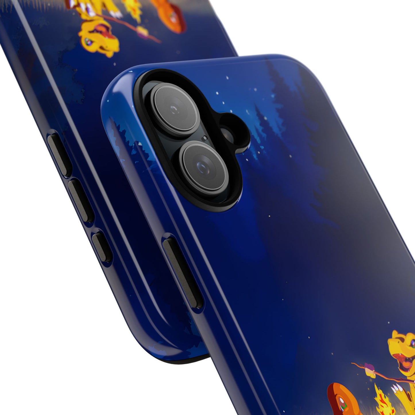 Blazing Friendship: Agumon & Charmander Phone Case