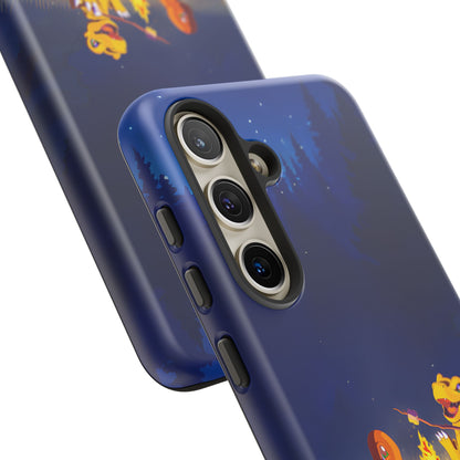 Blazing Friendship: Agumon & Charmander Phone Case
