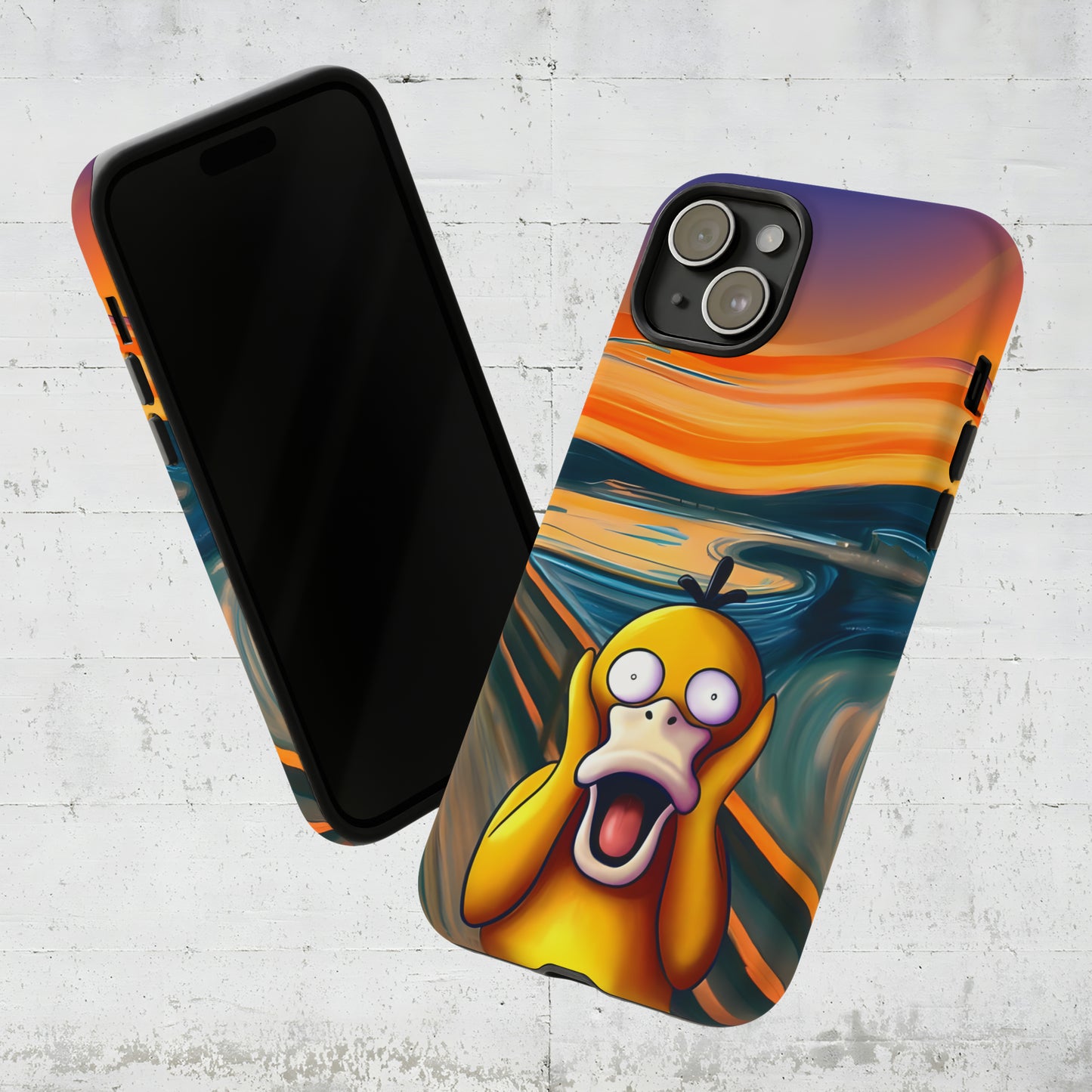 Psyduck's Scream Phone Case – A Whimsical Artistic Touch