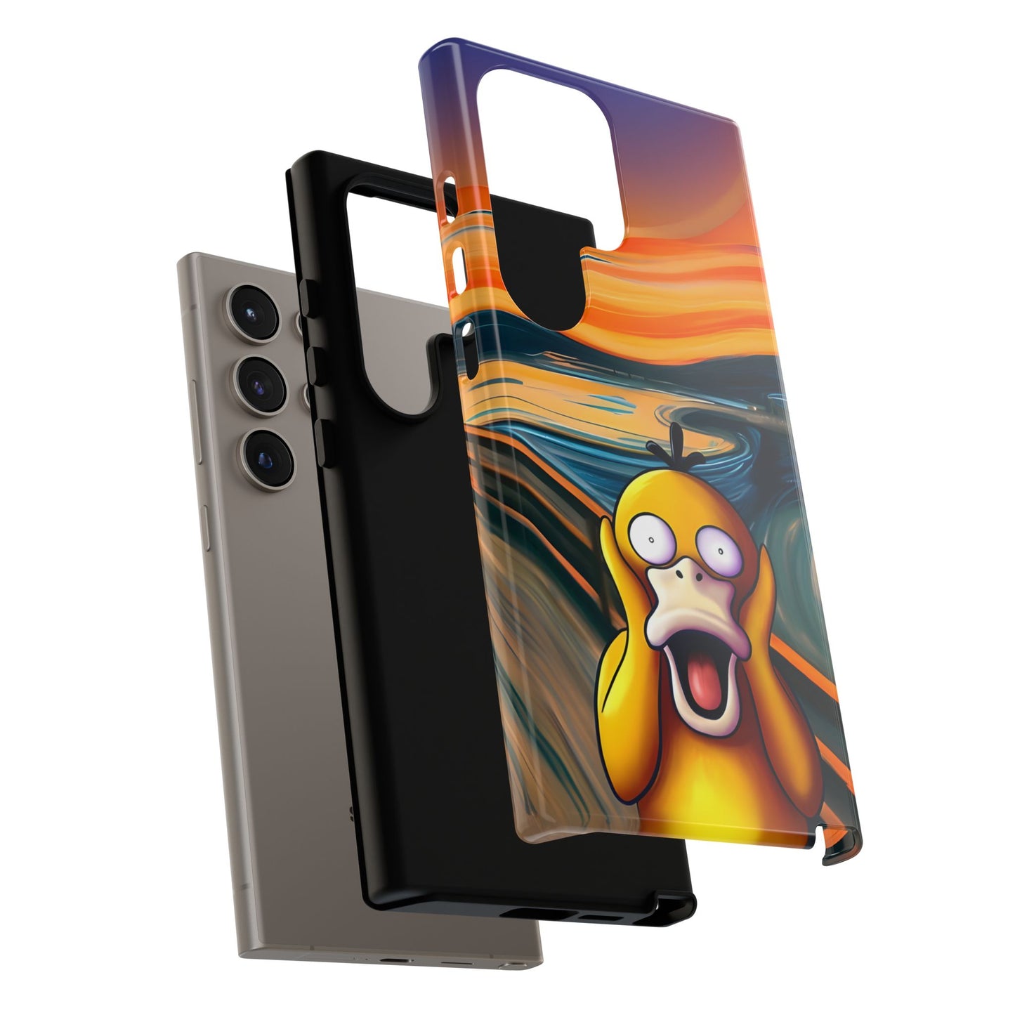 Psyduck's Scream Phone Case – A Whimsical Artistic Touch