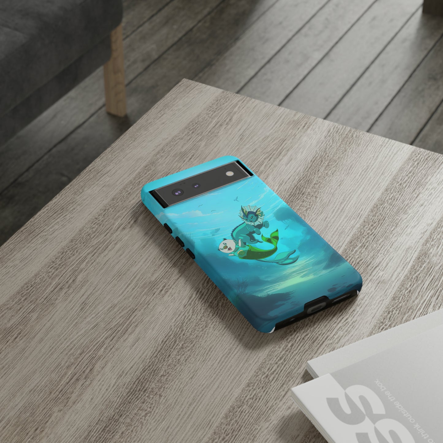 Aquatic Friends Phone Case – Oshawott & Vaporeon