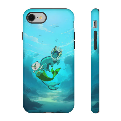 Aquatic Friends Phone Case – Oshawott & Vaporeon