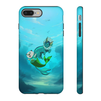 Aquatic Friends Phone Case – Oshawott & Vaporeon