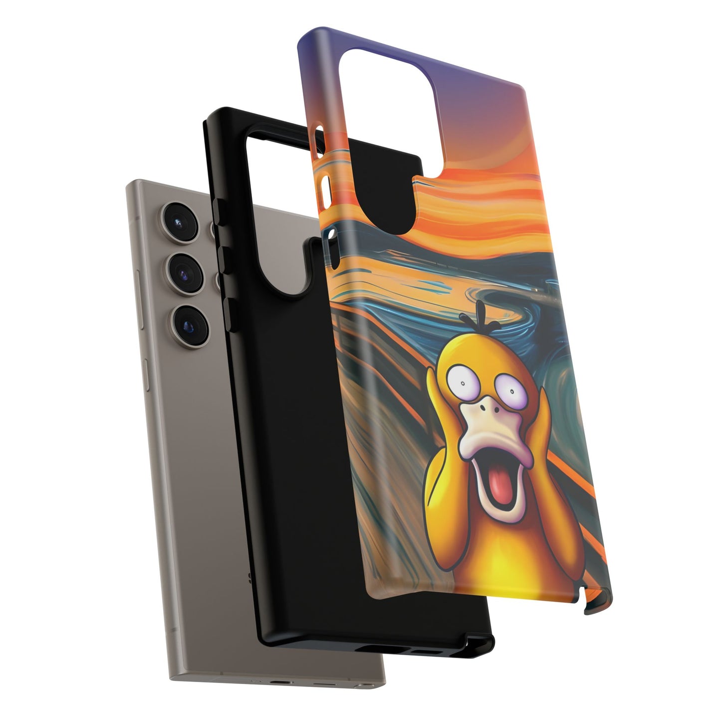 Psyduck's Scream Phone Case – A Whimsical Artistic Touch