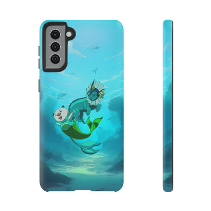 Aquatic Friends Phone Case – Oshawott & Vaporeon