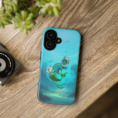 Aquatic Friends Phone Case – Oshawott & Vaporeon