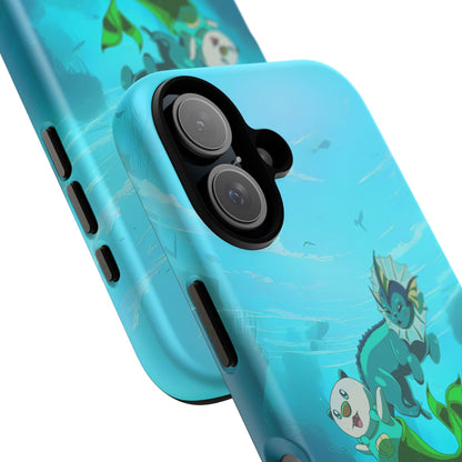 Aquatic Friends Phone Case – Oshawott & Vaporeon