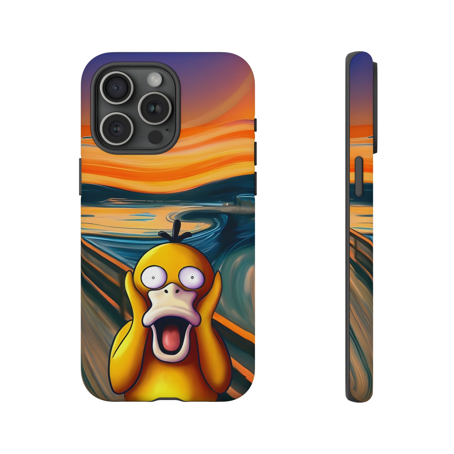 Psyduck's Scream Phone Case – A Whimsical Artistic Touch