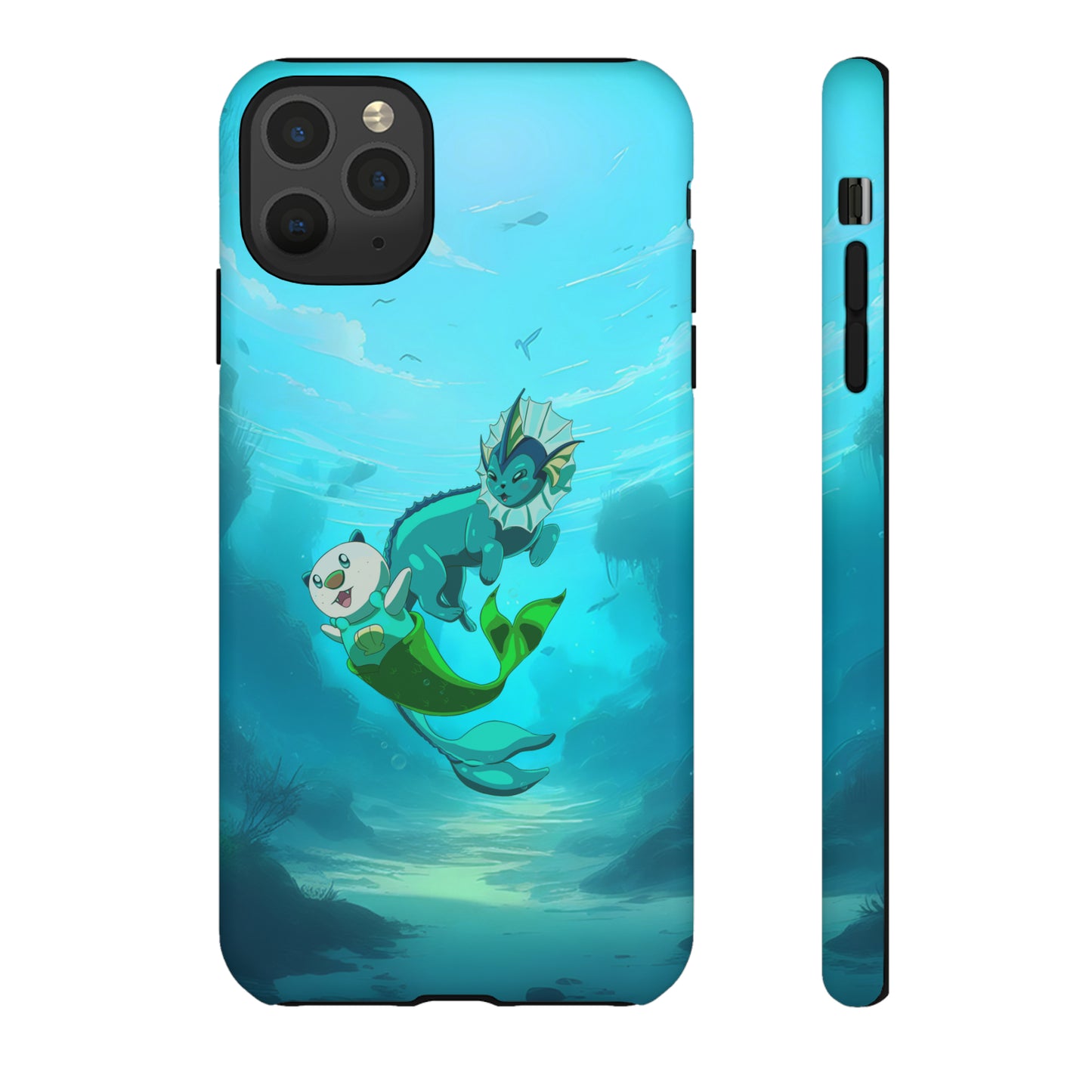 Aquatic Friends Phone Case – Oshawott & Vaporeon