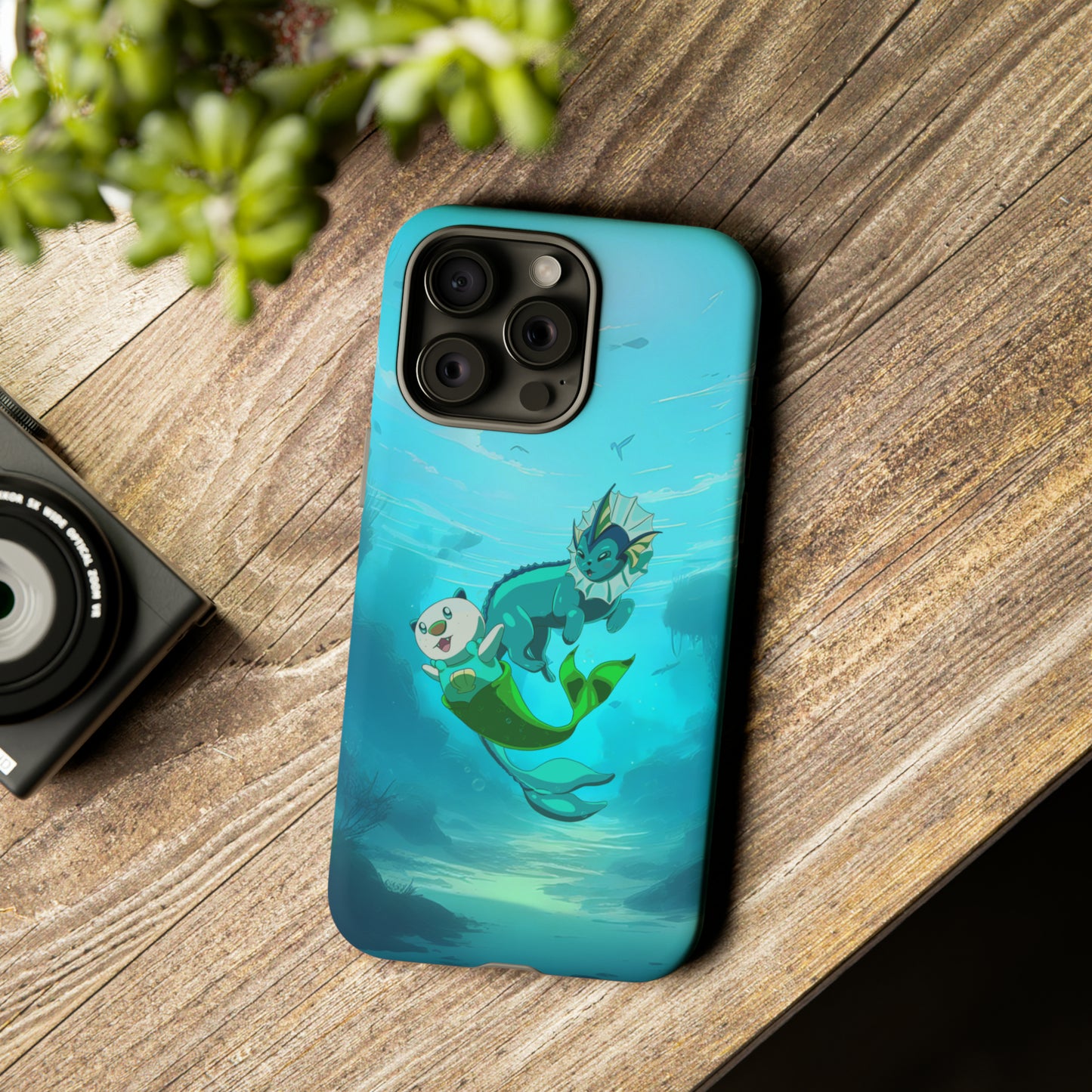 Aquatic Friends Phone Case – Oshawott & Vaporeon